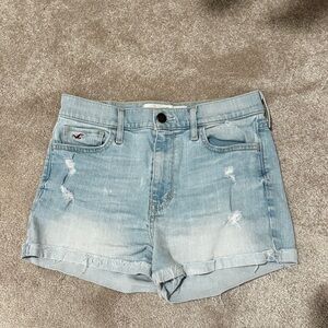 Hollister Light Blue Jean Shorts